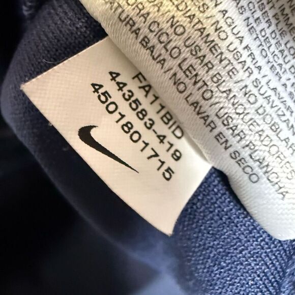 Nike Dri Fit Men's Size Large Dri Fit Blue Gold California Full Zip Jacket Coat - Picture 3 of 8